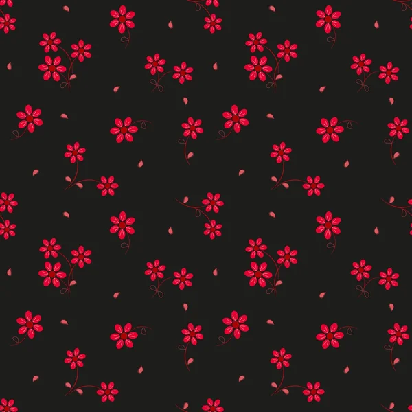 Soyut çiçek pürüzsüz desen arkaplanı