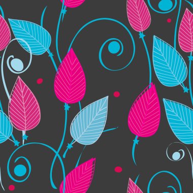 Soyut çiçek desensiz arkaplan