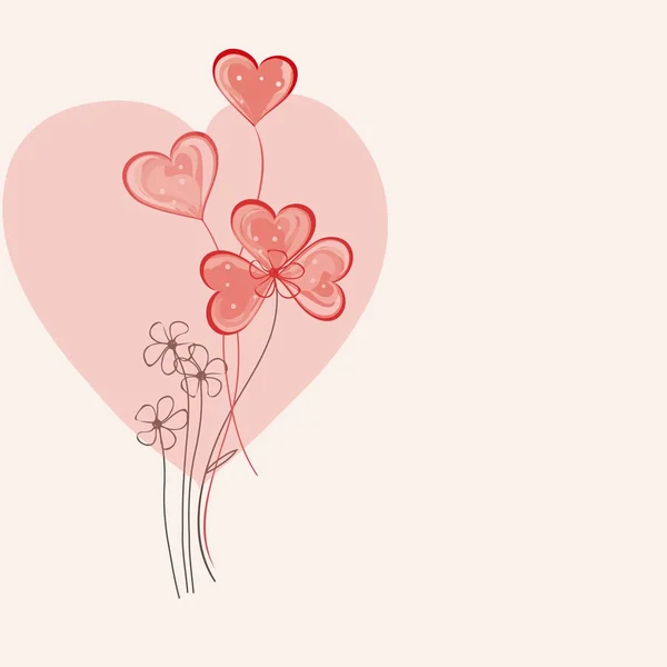 Romantische Valentijnse achtergronden. Valentijnsdag. — Stockvector
