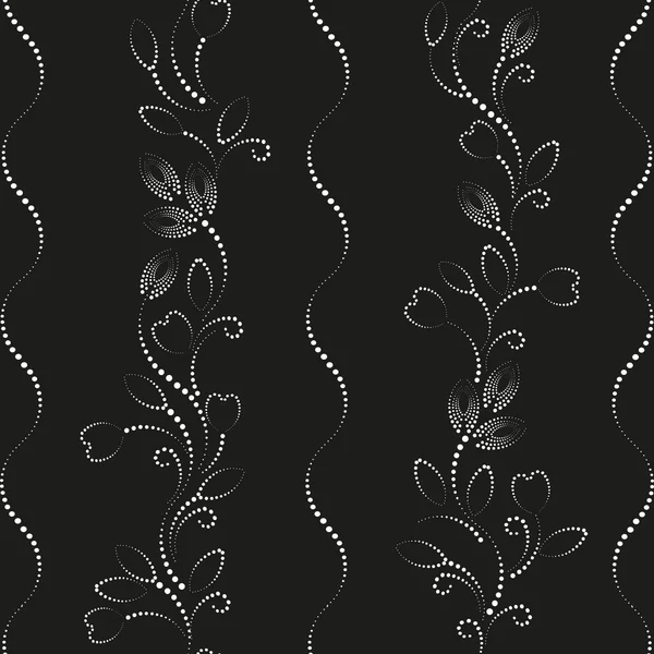 Fondo de patrón sin costura floral abstracto — Vector de stock