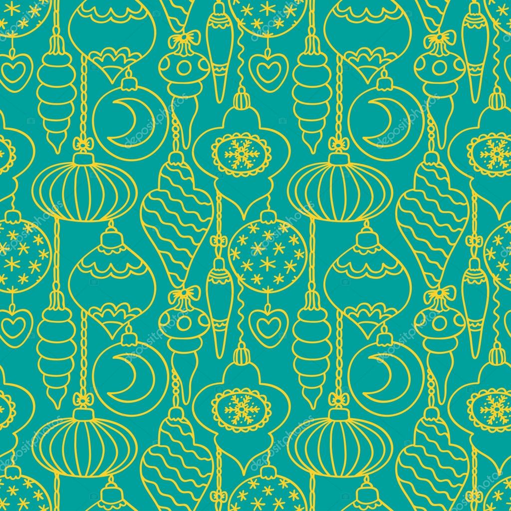 Christmas tree yılbaşı ağacı png Yılbaşı ağacı süsleri seamless modeli — Stok Vektör © Amalga #72841347