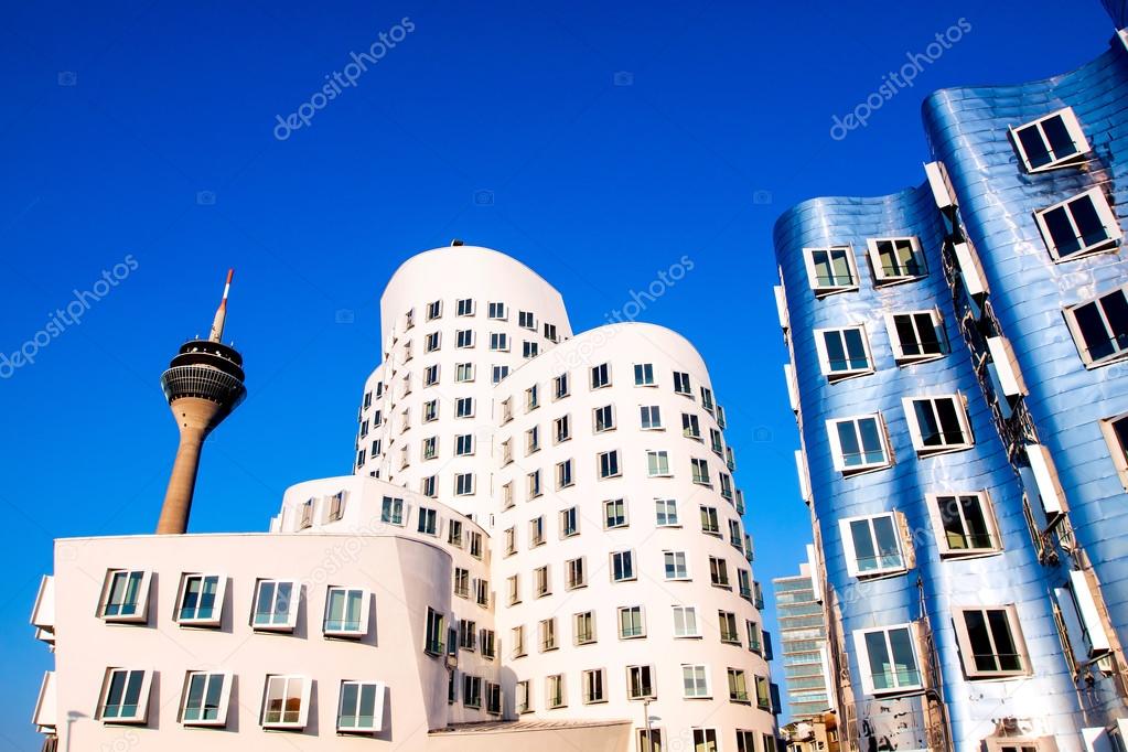 Media Harbor in Dusseldorf, GERMANY