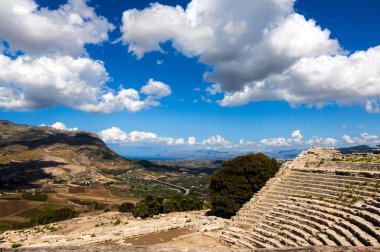 Segesta Yunan tiyatro tarihi dönüm noktası Sicilya, İtalya