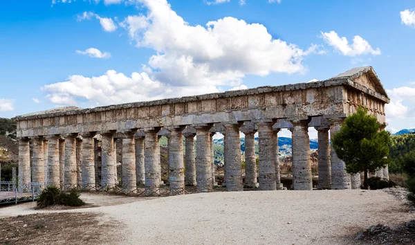Griekse tempel van segesta, Sicilië, Italië — Stockfoto