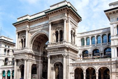 Galleria Vittorio Emanuele II Milano, İtalya.