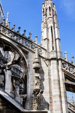 Duomo di Milano Gotik Katedrali Kilisesi, Milan, İtalya 
