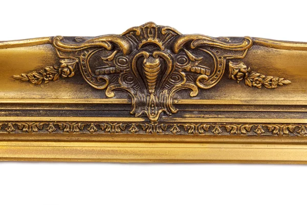 Baroque golden picture frame — Stock Photo, Image
