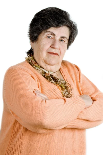 Ritratto signora anziana — Foto Stock