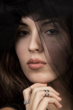 Güzellik kadın portre. Mükemmel taze cilt.