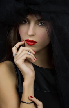 Güzellik kadın portre. Mükemmel taze cilt.