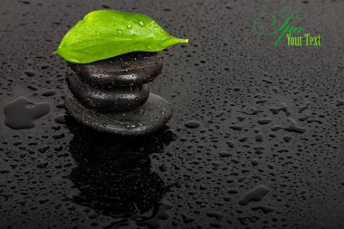 taşlar ile Spa arka plan