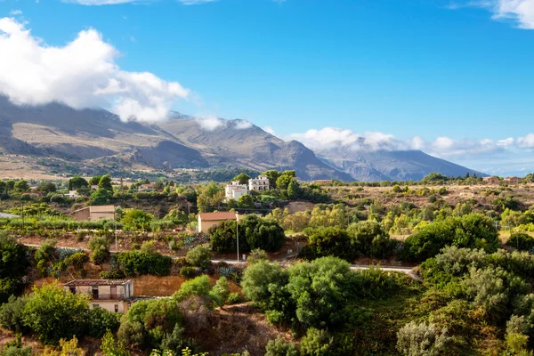 Sizilianische, italienische Landschaft — Stockfoto