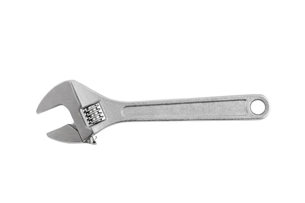 Adjustable Wrench Isolated White Background — Stock Photo, Image