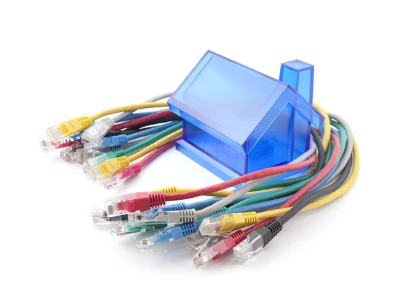 Home Network. Clipping path included. — Stock Photo, Image