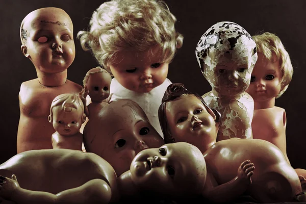 Creepy dolls — Stock Photo, Image