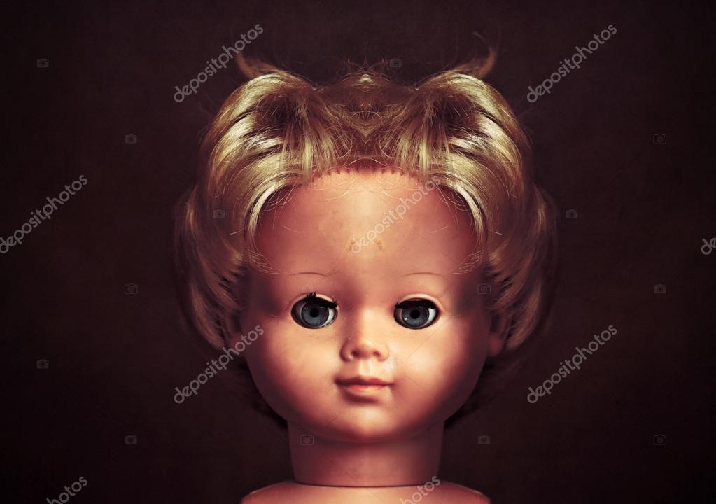 scary face doll