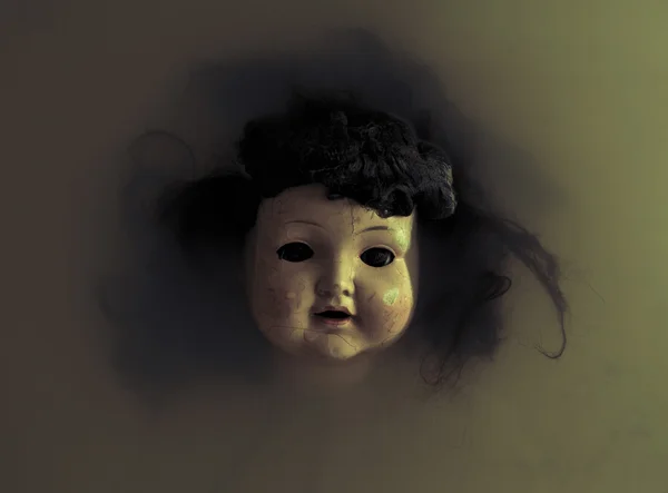 Visage de poupée effrayant — Photo