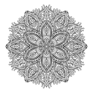 soyut vektör dekoratif mandala