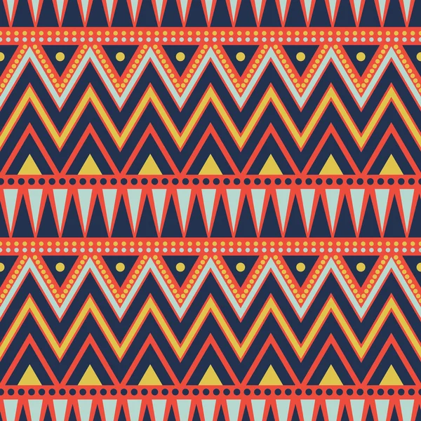 幾何学的図形の色のシームレス パターン — ストックベクタ