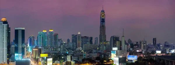 Bangkok Skyline Panorama – stockfoto