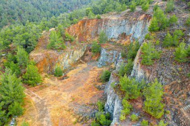 Kıbrıs Rum Kesimi 'nin Troodos dağlarındaki eski bakır madencilik alanının yeniden ağaçlandırılması ve restorasyonu