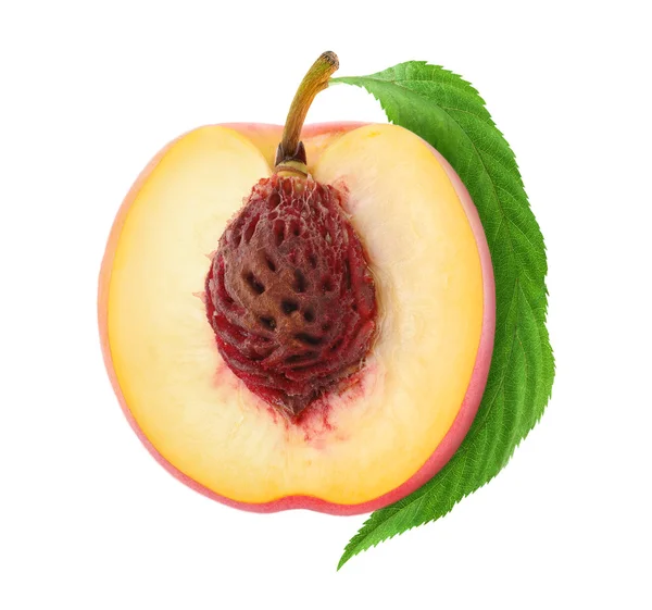 Half of fresh peach — Stock Photo, Image