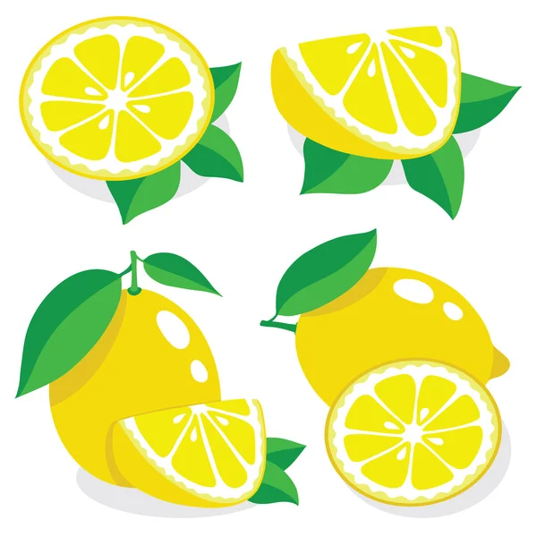Лимонная векторная иллюстрация — стоковый вектор