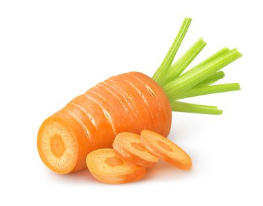 Cut carrot clipart