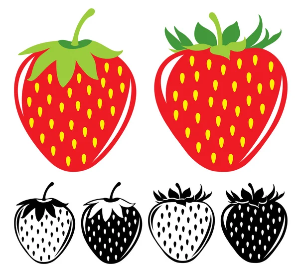 Frutilla — Vector de stock