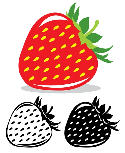 Strawberry — Stock Vector