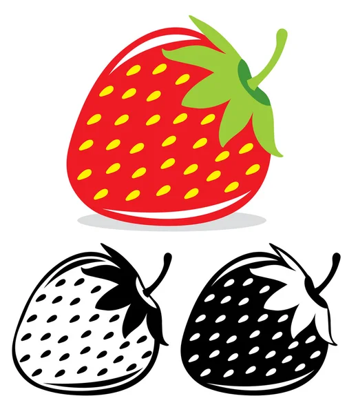 Strawberries — Stock Vector