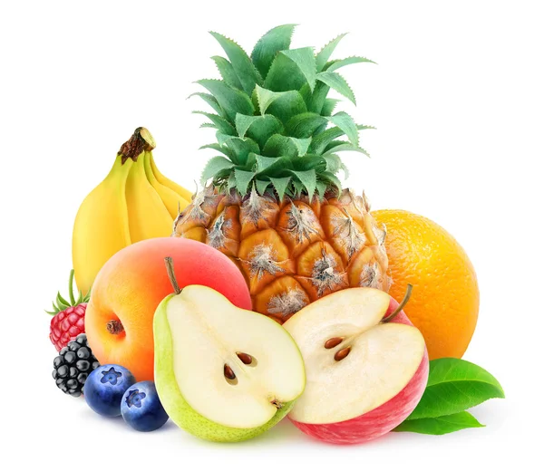 Stos świeżych owoców — Zdjęcie stockowe