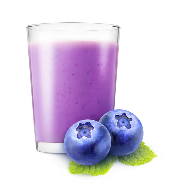 Fresh blueberry smoothie — Stock Photo, Image