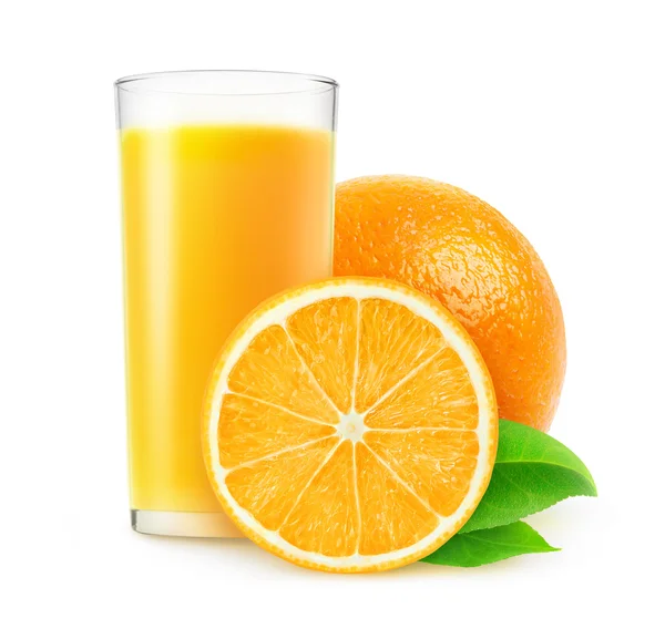 Glass of orange juice — Stock Photo, Image