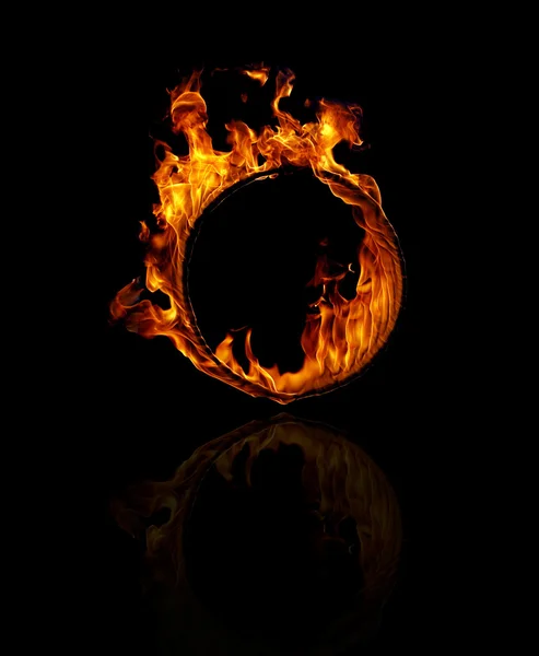 Anel de fogo — Fotografia de Stock