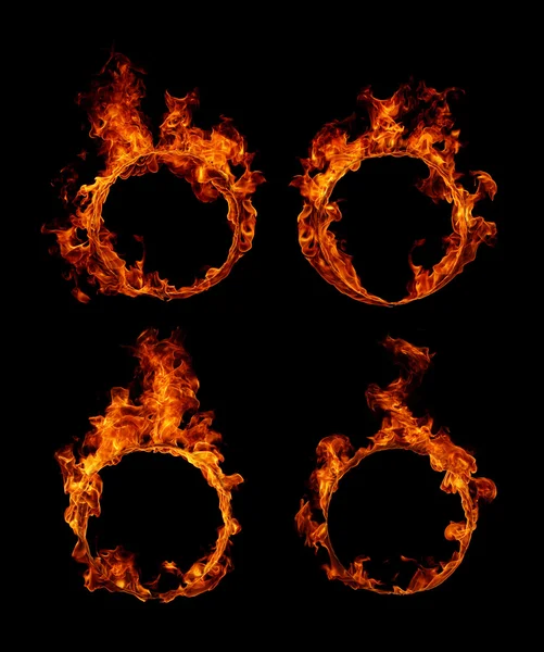 Set Ring of fire — Stock Photo, Image