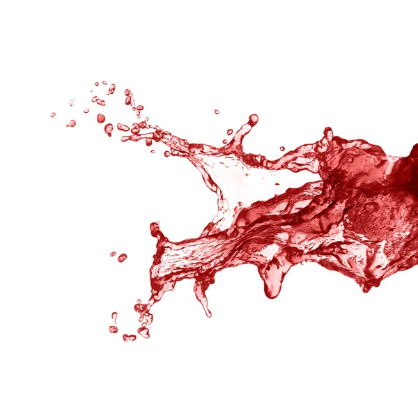 Splash de suco vermelho — Fotografia de Stock