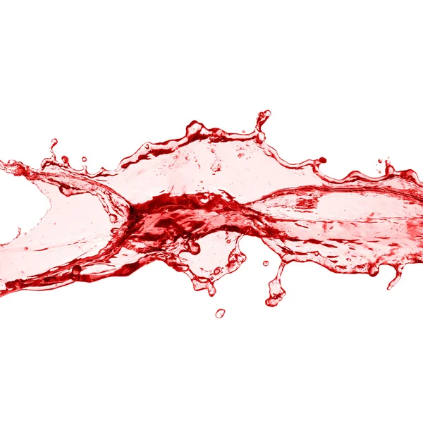 赤いジュースのスプラッシュ — ストック写真
