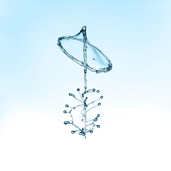 Gota de água arte — Fotografia de Stock