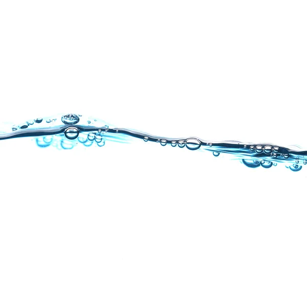 Vatten våg med luftbubblor — Stockfoto