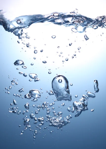 Bubbles in water — Stock Photo, Image