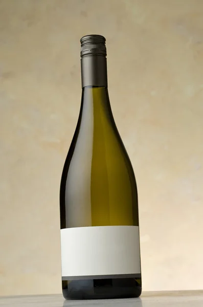 Chardonnay, víno láhev — Stock fotografie