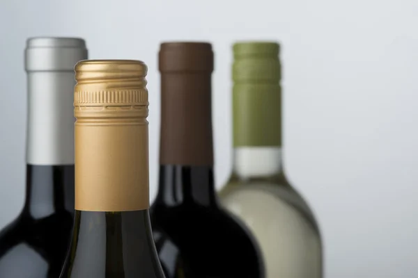 Wine bottle assortment — Stock Photo, Image