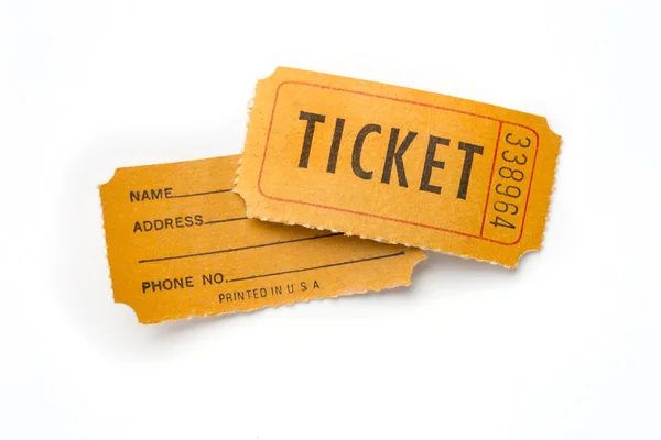 Retro ticket stubs — Stock Photo, Image