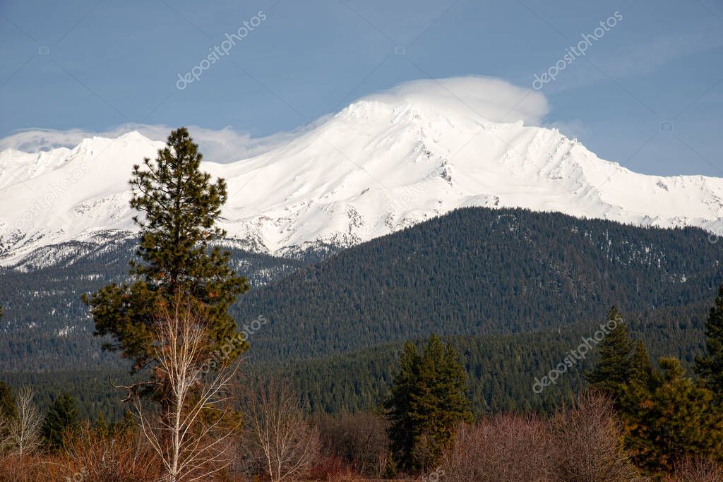View of Mount Shasta taken from Mt Shasts City.