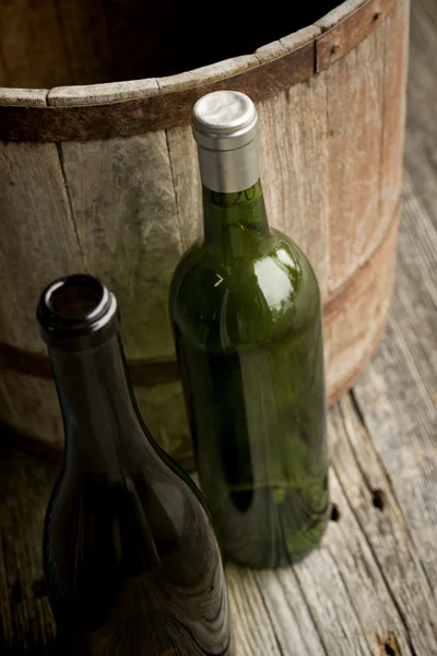 Życie butelką wina — Zdjęcie stockowe