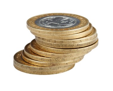 Beyaz bir arka plan üzerinde Rouleau