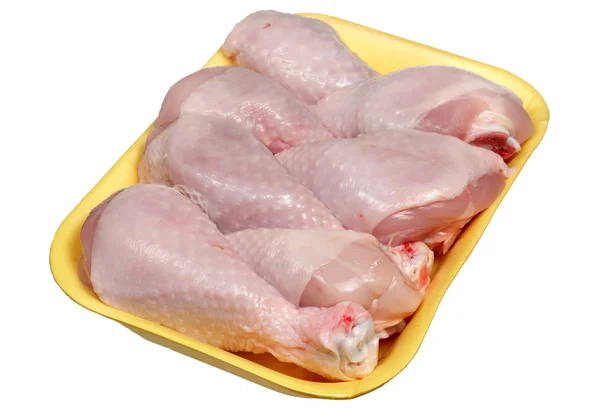 Chicken leg on a support — Stock Photo, Image