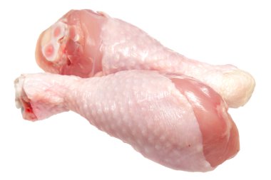 beyaz zemin üzerinde tavuk budu