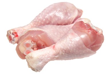 beyaz zemin üzerinde tavuk budu